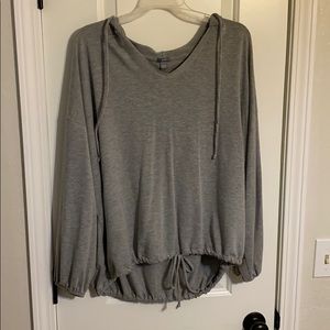 cinch hooded pullover